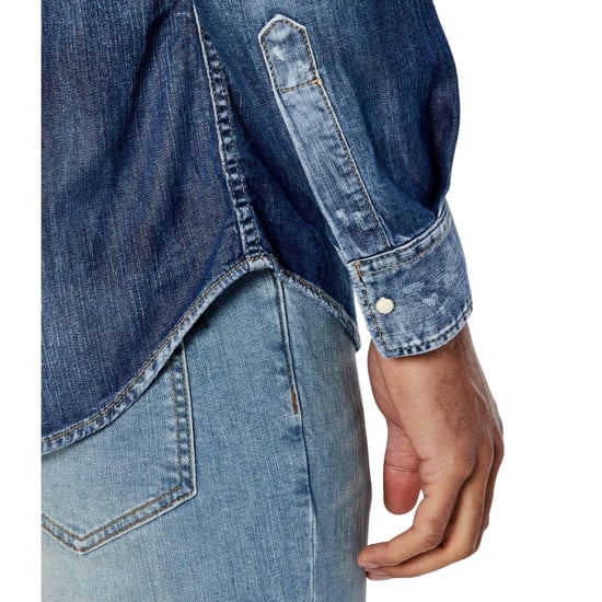 Dsquared2 Cool Guy Westernhemd Marineblau - Image 6
