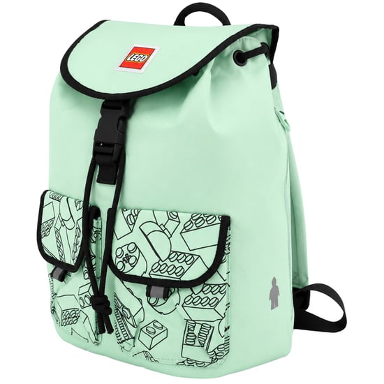 Lego 16L Tribini Happy Umrisssteine Kinder Mint Rucksack - Image 2