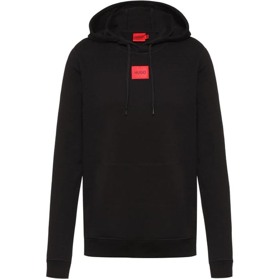 Hugo - Hoodie zum Überziehen für Herren, Baumwollmischung (Schwarz) - Image 1