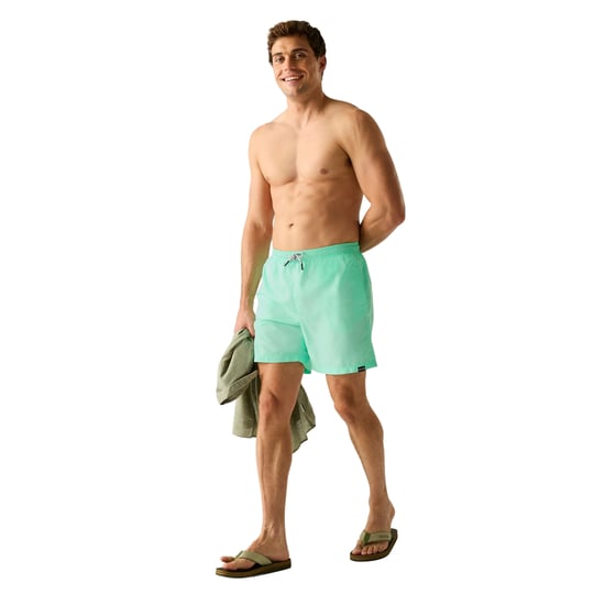 Regatta - "Mackleyna" Badeshorts für Herren (Eisgrün) - Image 4