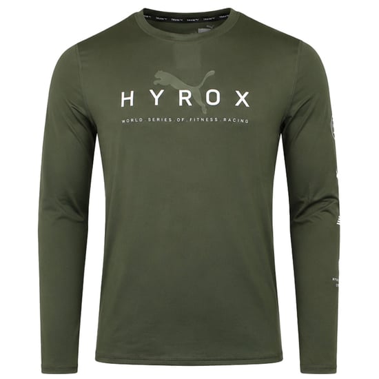 Puma x HYROX Lauf Herren Dunkelgrünes Top - Image 1