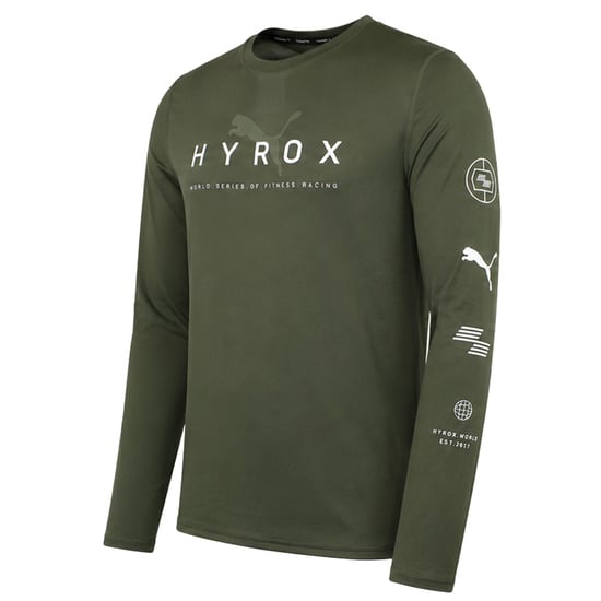 Puma x HYROX Lauf Herren Dunkelgrünes Top - Image 2