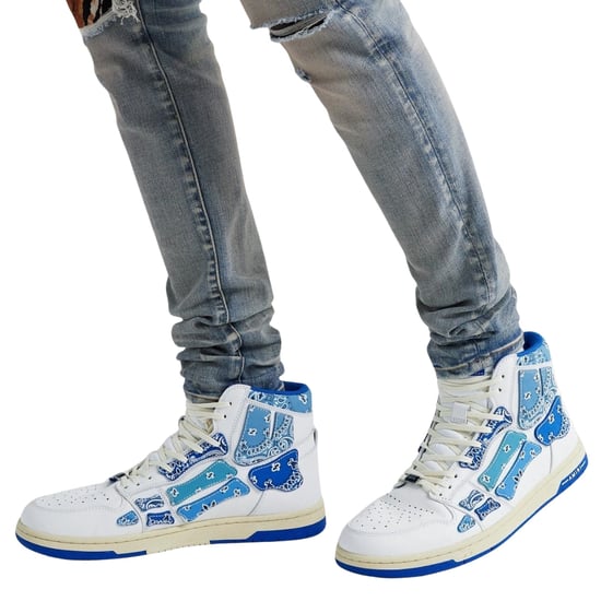 Amiri Skel Top Hi Bandana Blau - Image 2