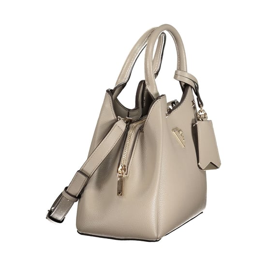 Guess Jeans Grigio Polyurethan Damenhandtasche - Image 3