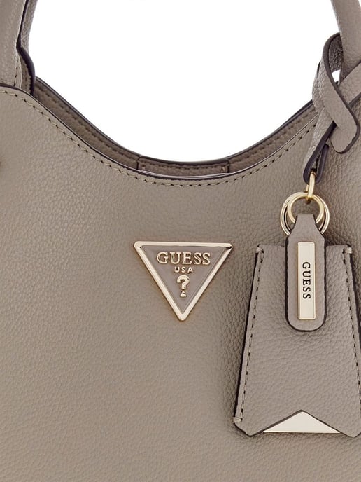 Guess Jeans Grigio Polyurethan Damenhandtasche - Image 4