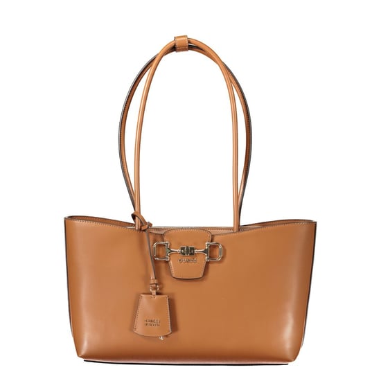 Guess Jeans Marrone Polyurethan Damen Handtasche - Image 1