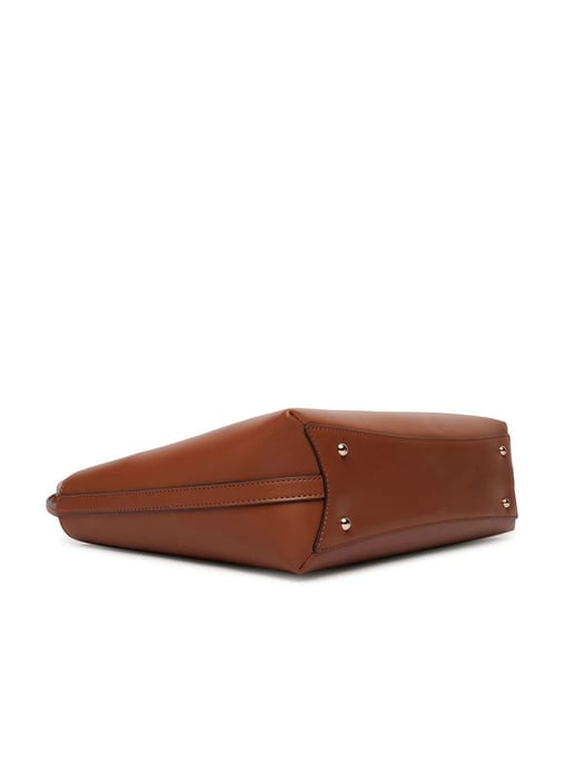 Guess Jeans Marrone Polyurethan Damen Handtasche - Image 6