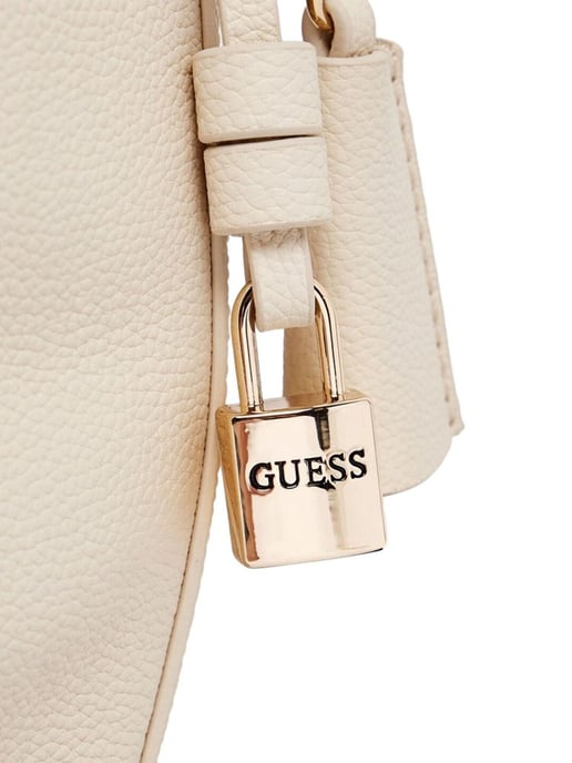 Guess Jeans Schwarze Polyurethan Damen-Handtasche - Image 5