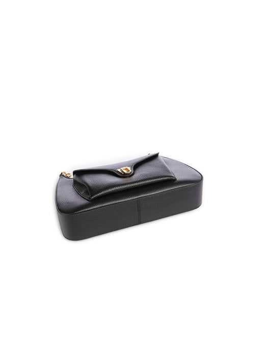 Coccinelle Nero Leder Damenhandtasche - Image 5