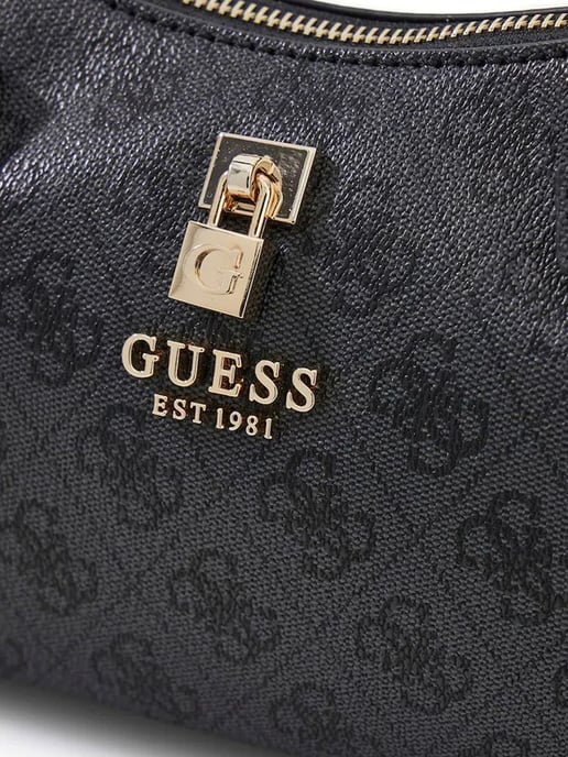 Guess Jeans Nero Polyurethan Damenhandtasche - Image 4