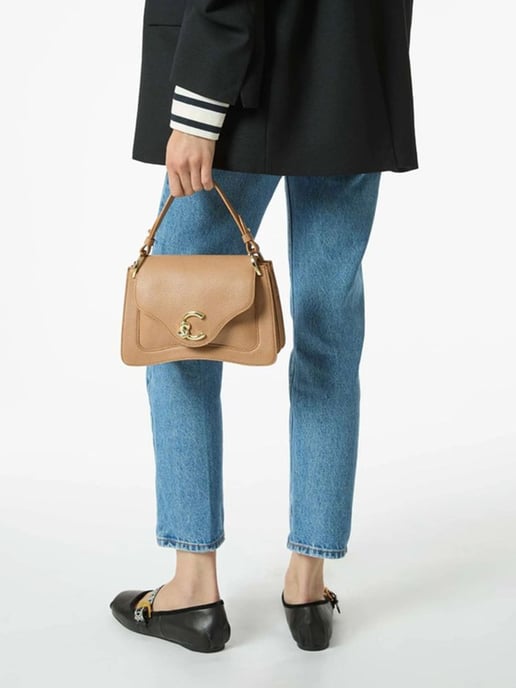 Coccinelle Schultertasche Warm Taupe - Image 5