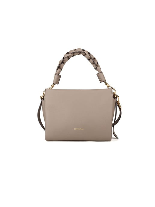 Coccinelle Mini Top Handle Bag Warm Taupe/Rosette - Image 1