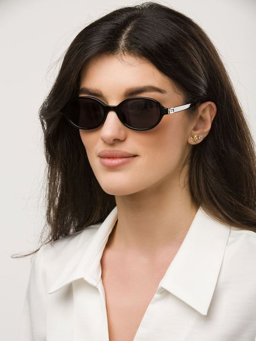 Furla Sonnenbrille Glänzend Schwarz - Image 5
