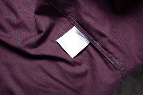 Yves Saint Laurent, weinrotes kariertes Hemd - Image 6