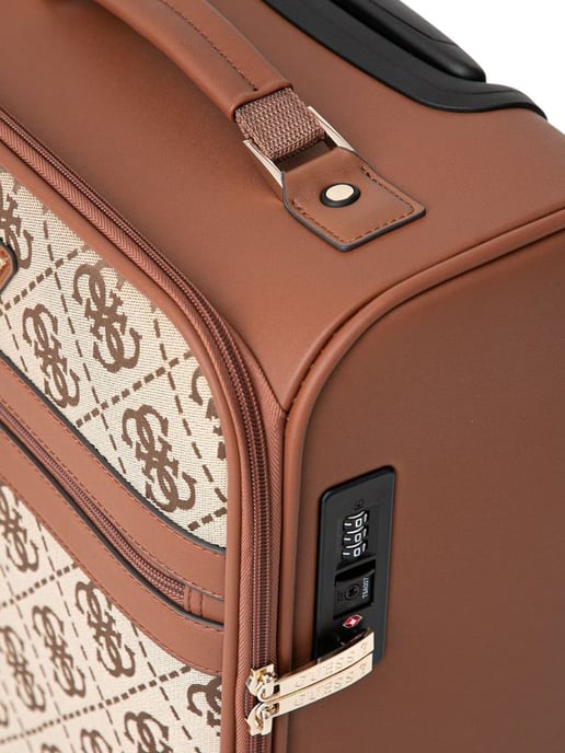 Guess Reisetasche Cognac Logo - Image 4