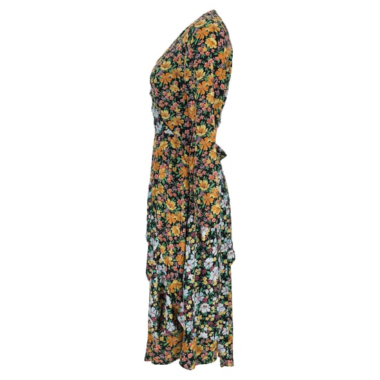 Maje Roen Asymmetrisches Midi-Wickelkleid aus mehrfarbiger Viskose - Image 2