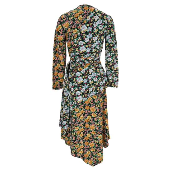Maje Roen Asymmetrisches Midi-Wickelkleid aus mehrfarbiger Viskose - Image 3