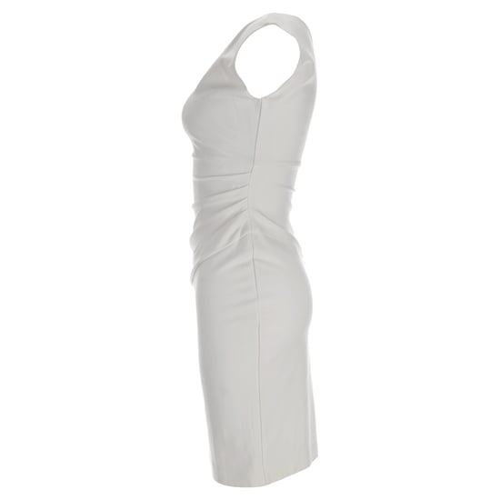 Diane von Furstenberg Bevin Etuikleid mit Raffungen aus weißer Viskose - Image 2