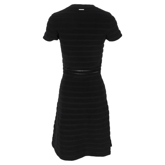 Michael Michael Kors knielanges Bandagenkleid aus schwarzer Viskose - Image 3