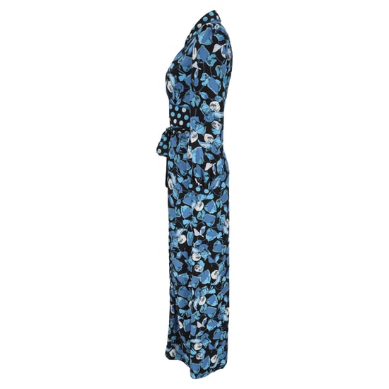 Diane von Furstenberg Joshua Maxikleid mit Blumenmuster aus blauem Polyester - Image 2