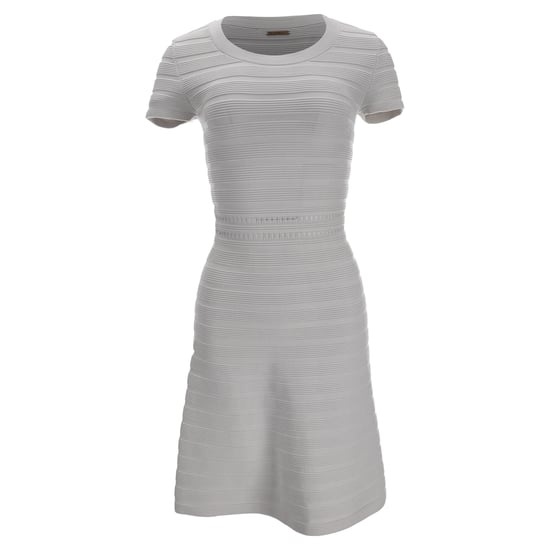 Michael Michael Kors knielanges Bandagenkleid aus weißer Viskose - Image 1