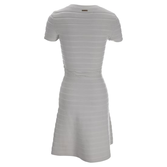 Michael Michael Kors knielanges Bandagenkleid aus weißer Viskose - Image 3