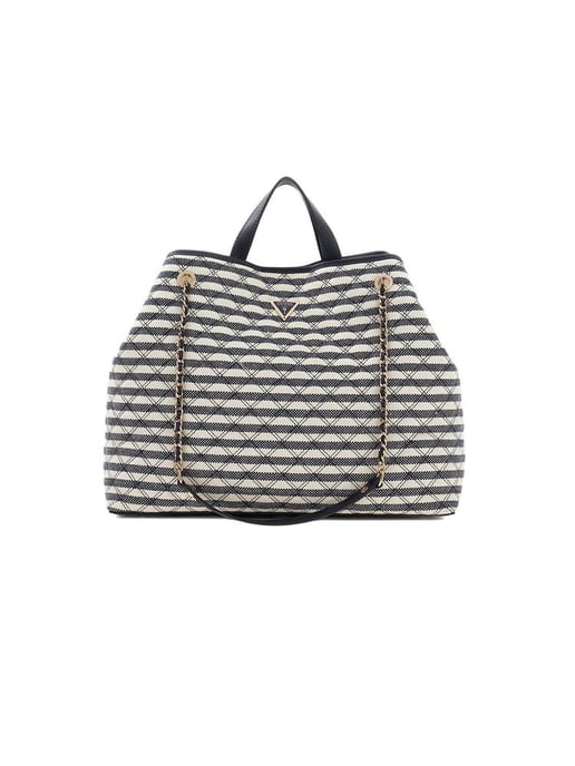 Guess Handtasche Marine Blau Multi - Image 1