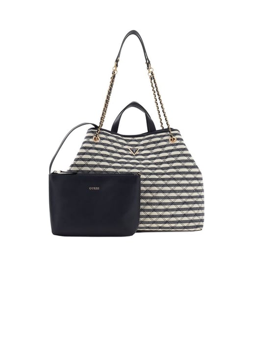 Guess Handtasche Marine Blau Multi - Image 2