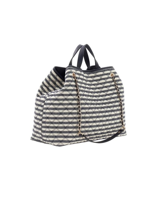 Guess Handtasche Marine Blau Multi - Image 3