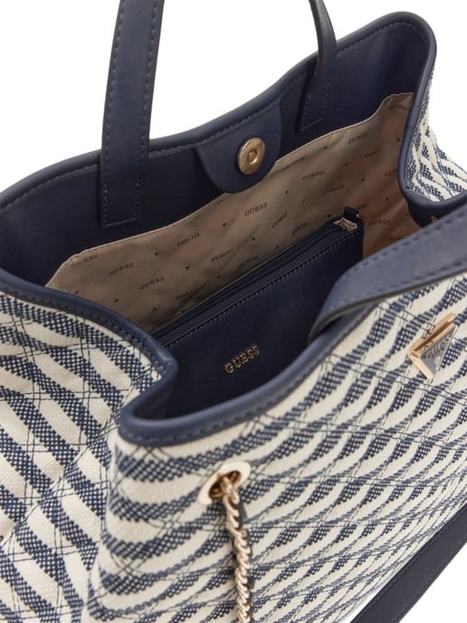 Guess Handtasche Marine Blau Multi - Image 4