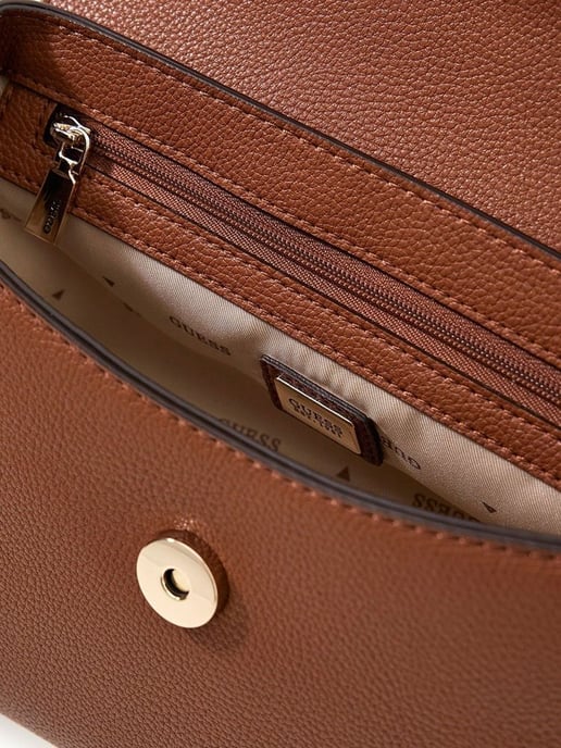 Guess Handtasche mit Obergriff Cognac - Image 3