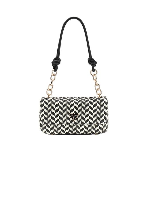 Guess Schultertasche Schwarz Multi - Image 1