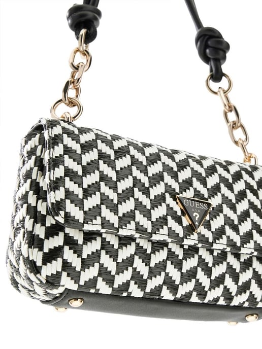 Guess Schultertasche Schwarz Multi - Image 4