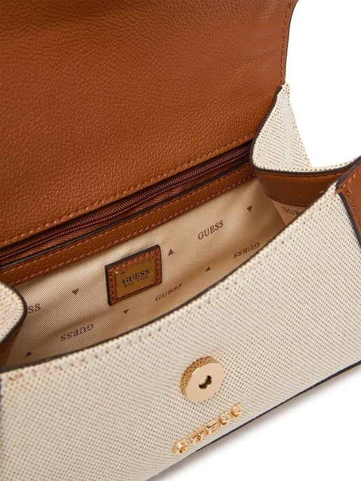 Guess Schultertasche Natur/Cognac - Image 4