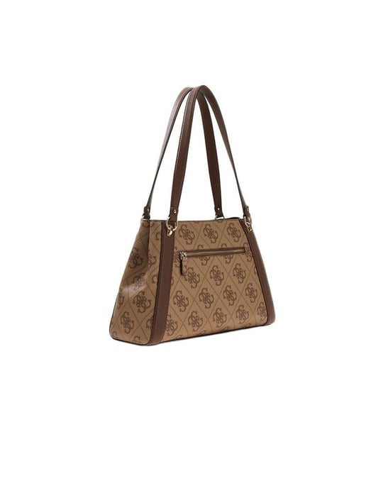 Guess Schultertasche Latte Logo/Braun - Image 2