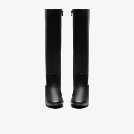 Iridessa Glow Black Leather Stiefel - Image 6