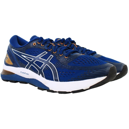 Asics Gel-Nimbus 21 Herren Blau Lauf Schuhe - Image 2