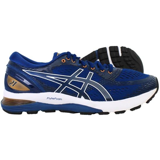 Asics Gel-Nimbus 21 Herren Blau Lauf Schuhe - Image 4