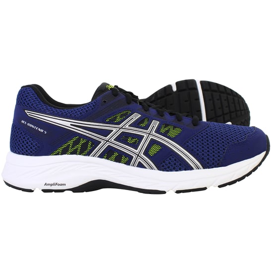 Asics Gel-Contend 5 Herren Blau Lauf Schuhe - Image 4
