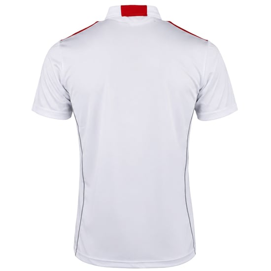 Mizuno Hex Rect Herren Polo Shirt Weiß - Image 2