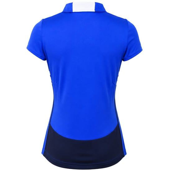 Mizuno Wom Hex Rect Damen Blau Polo-Shirt - Image 2