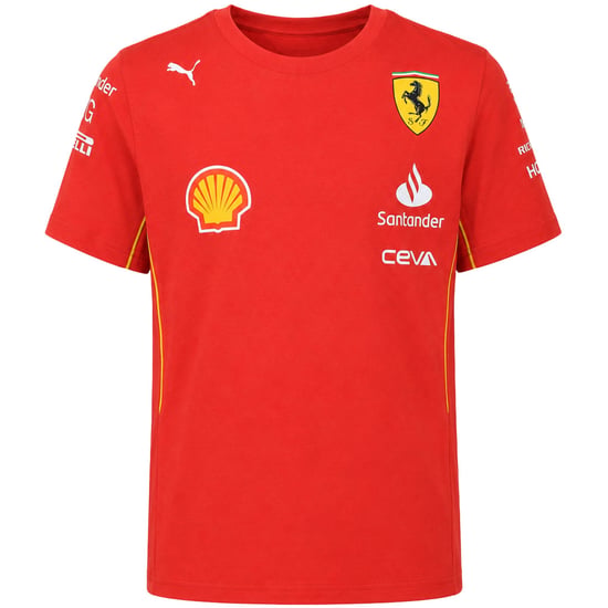 Puma x Scuderia Ferrari Team Kinder Rot T-Shirt - Image 1