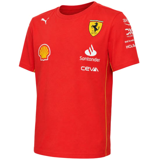 Puma x Scuderia Ferrari Team Kinder Rot T-Shirt - Image 3