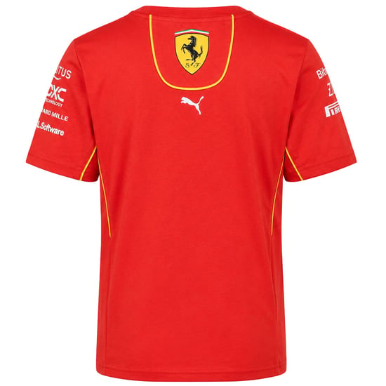 Puma x Scuderia Ferrari Team Kinder Rot T-Shirt - Image 4
