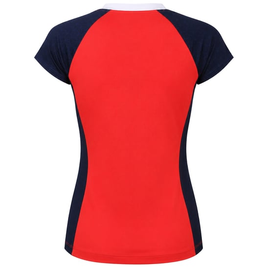 Mizuno Team Premium High-Kyu Damen Rot T-Shirt - Image 2