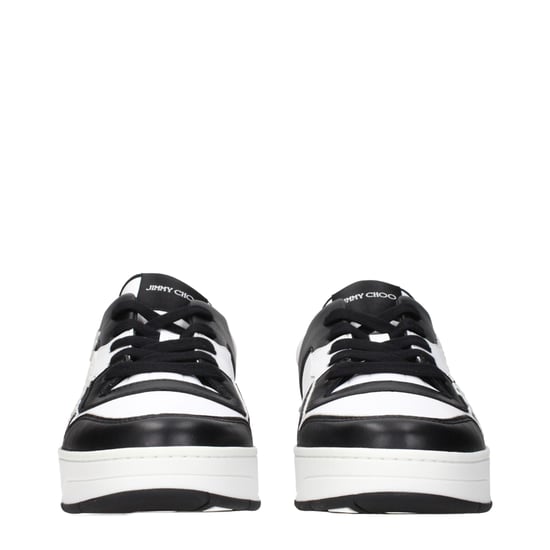Jimmy Choo schwarze Leder-Sneaker - Image 3