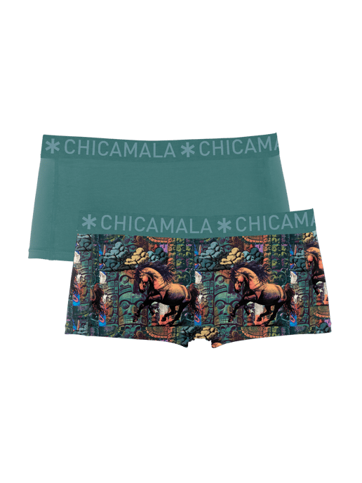 Chicamala Boxershorts – 2er-Pack – Mädchenunterwäsche - Image 1