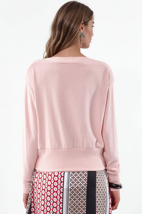 Damen Sweatshirt mit rundem Halsausschnitt - Image 3