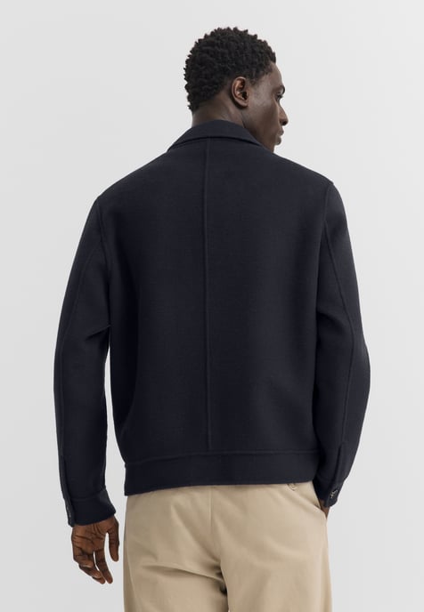 Bugatti Herren Blouson Wolle Handmade Umlegekragen - Image 2