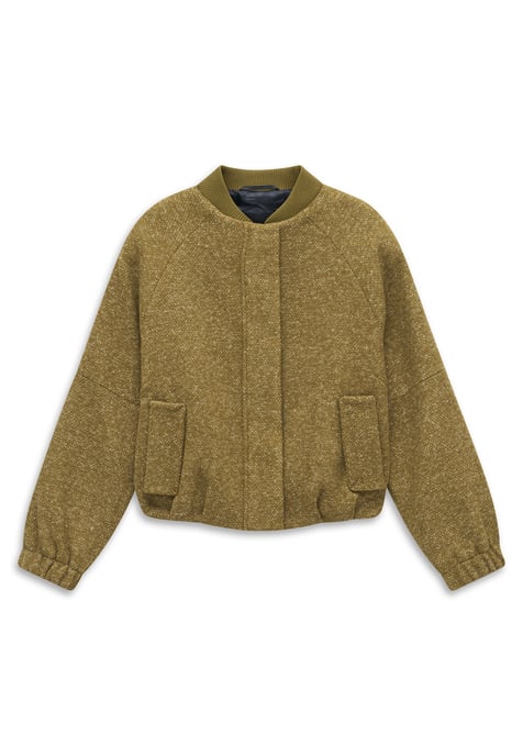 Bugatti Damen Bomberjacke Tweedoptik Collegekragen - Image 4